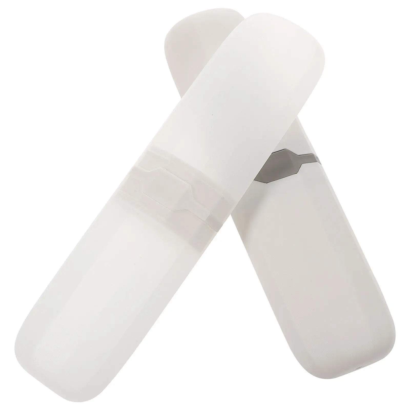 

Набор из 2-х компактных и легких дорожных футляров для зубных щеток с крышкой для спортзала, пляжа, отпуска и использования на природе