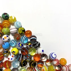 G1-15 16MM Glass Marbles Home Decor Glass Ball Stained Glass Photography Accessories Vase Fish Tank Christmas Balls Room Decor