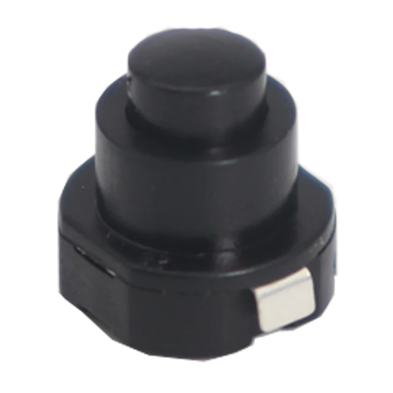【20-5PCS】1010X Small Circular Flashlight Switch Power Supply Button Switch KAN-10A Self-Locking Button Push Button Switch ON-OFF