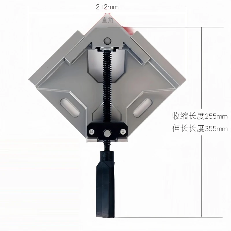 Right-Angle Clamp for Welding Fish Tank Fixing Fixture Woodworking Angle Holder Electric Welder Glue Auxiliary Tool