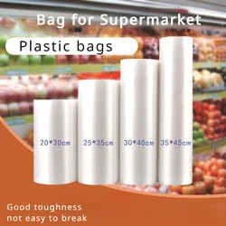 Plastic Bags For Supermarket Household Food Fresh-keeping Bag,Point Break Bag, Flat Mouth Tear Bag