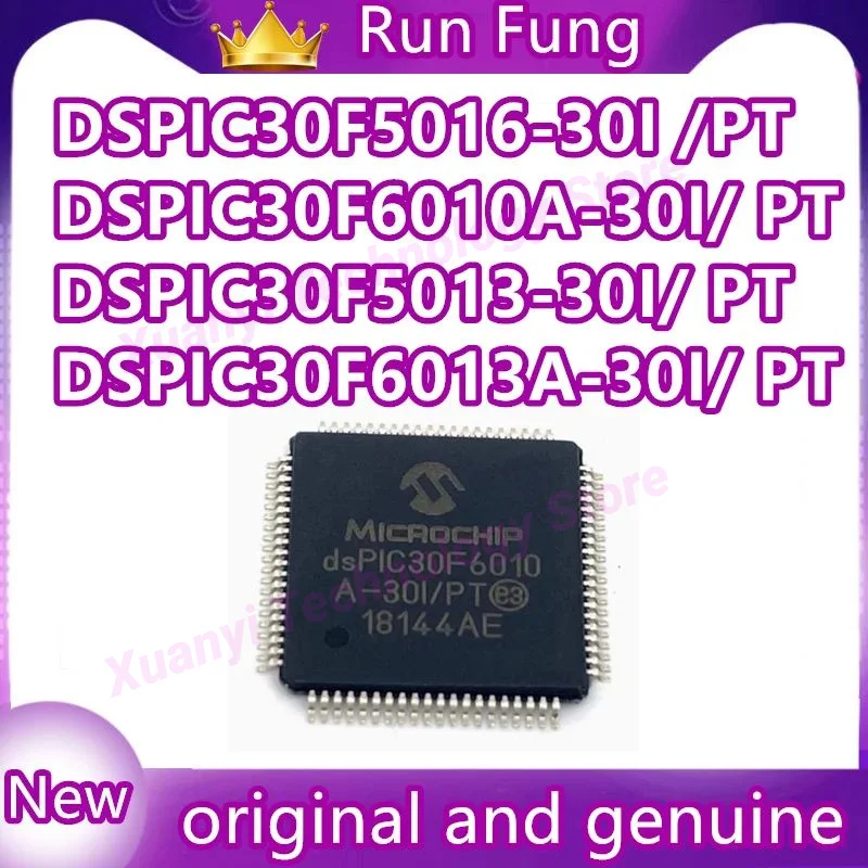 

DSPIC30F5013-30I/PT DSPIC30F5016-30I PT DSPIC30F6010A-30I PT DSPIC30F6013A-30I PT DSPIC MCU IC Chip TQFP-80 In Stock 100% New