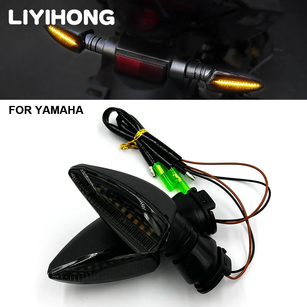 LED بدوره مصباح إشارة تشغيل المياه مصباح لياماها MT07 Tenere 700 XJ6 FZ6 MT09 الراسم 900 MT10 MT03 FZ25 مؤشر الاتجاه