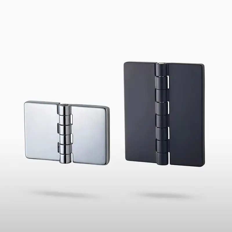 

6PCS Zinc Alloy Industrial Hinges Distribution Box Switch Electric Cabinet Door Hinge Mechanical Equipment Hinge with Screw Feet