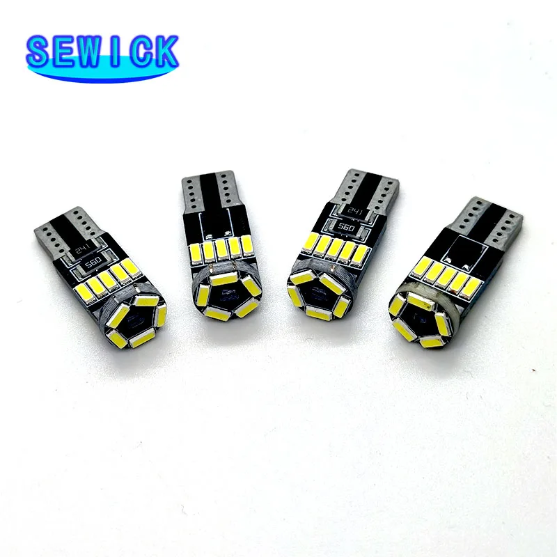 

200Pcs 6000K белый 12V W5W T10 4014 15SMD светодиодный автомобиль светодиодный сигнальный фонарь 501 194 лампочки зазорные огни чтения огни внутренних огней