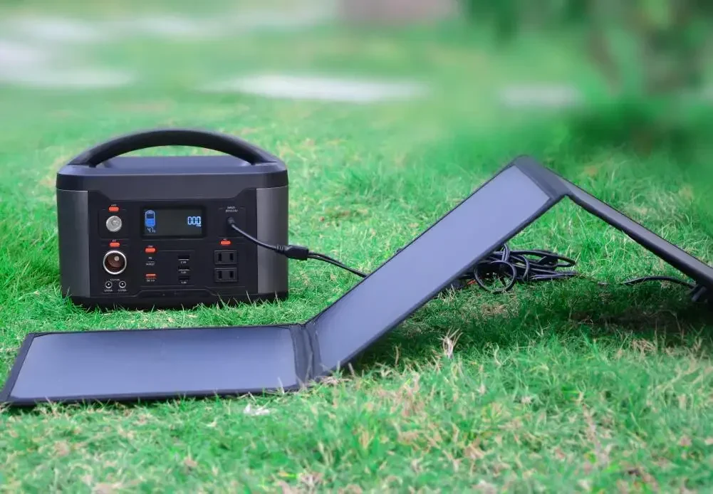 Portable Power Station 600W AC 110/220V Li-ion Battery Bank Emergency Backup Camping Fishing Solar Generator