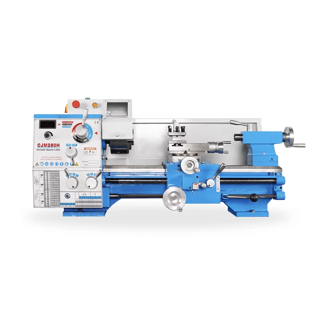 Customized CJM280H Desktop Lathe 500mm High-Precision Multi-Function Automatic Threading Metalworking Craft Machine for Home Use
