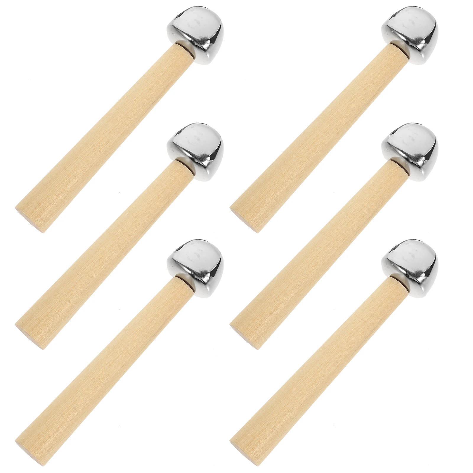 

6PCS Bell Teaching Aids Material Kids Music Stick Musical Instruments Baby Rattles Shaker Toys Educational