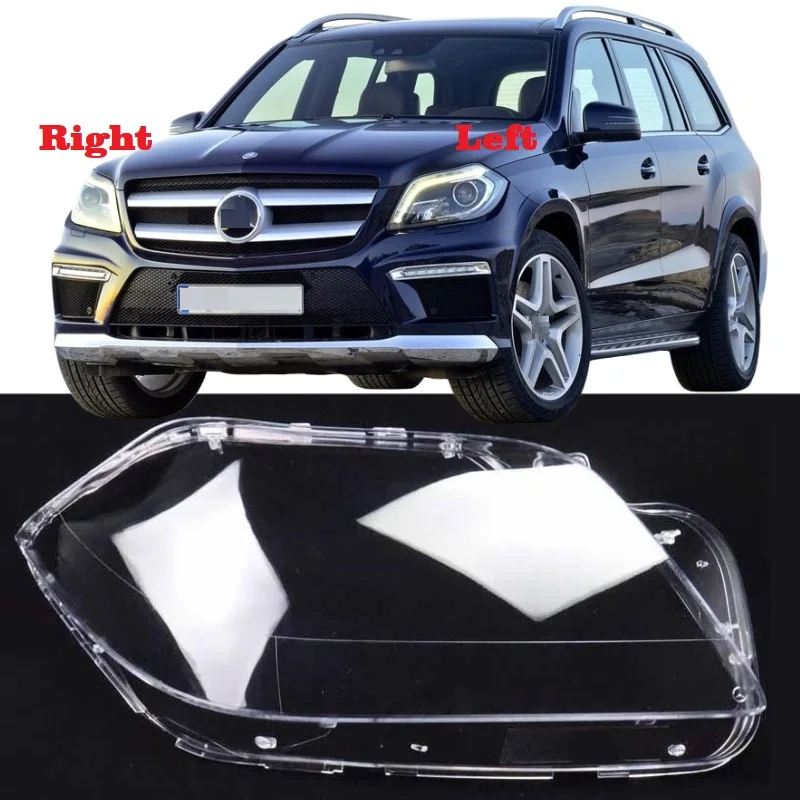 For Benz GL W166 GL350 GL400 GL450 GL500 2012 2013 2014 2015 2016 Car Headlights Shell Headlamp Lens Glass Lamp Cover Lampshade