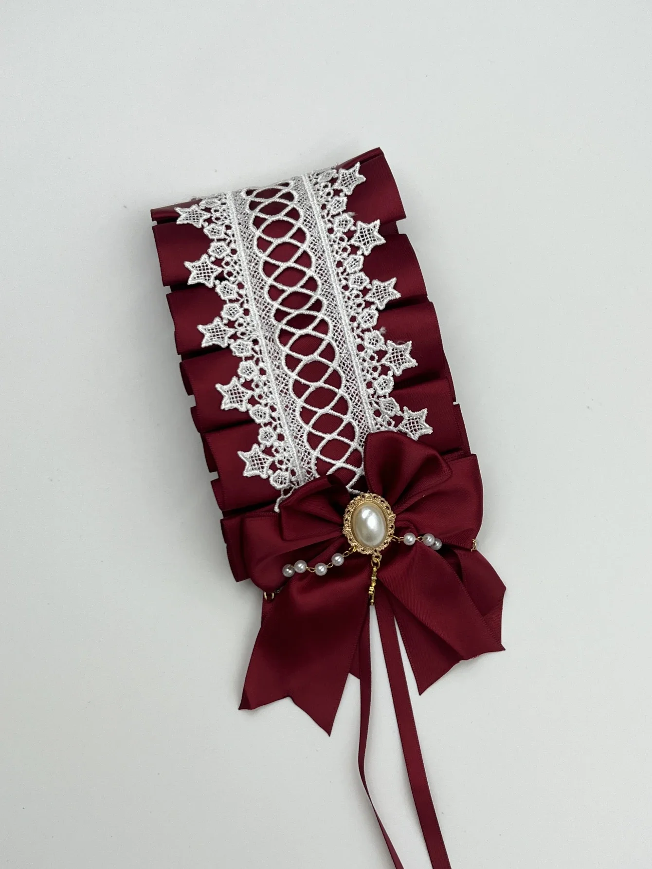 Women Gothic Lolita Wide Lace Headdress Maid Lace Handmade Versatile Hair Accessories Cute Cosplay Headbands Sweet Hairpin