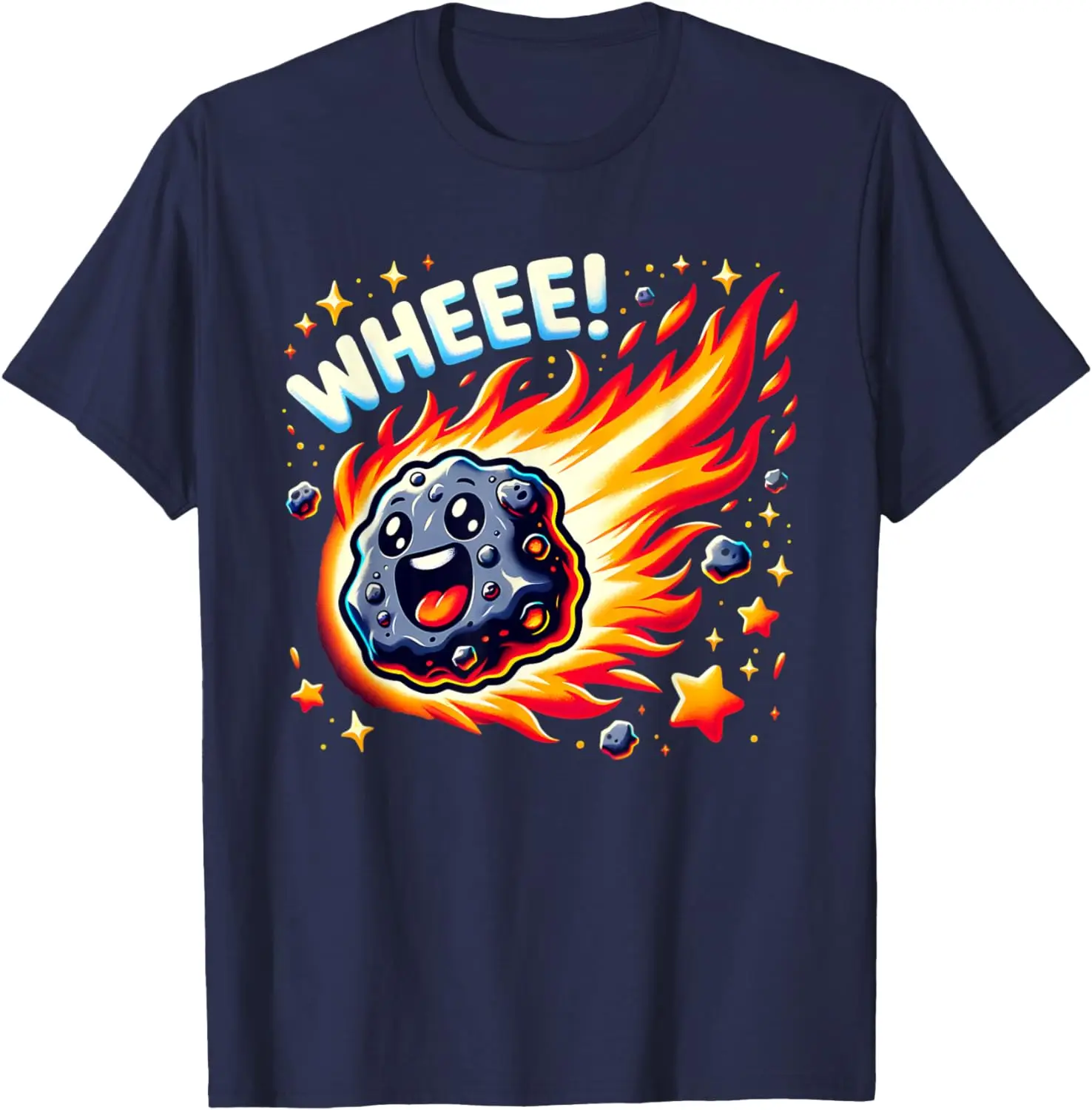 Asteroid Day Whee! Hilarious Asteroid Character Space Meme T-Shirt