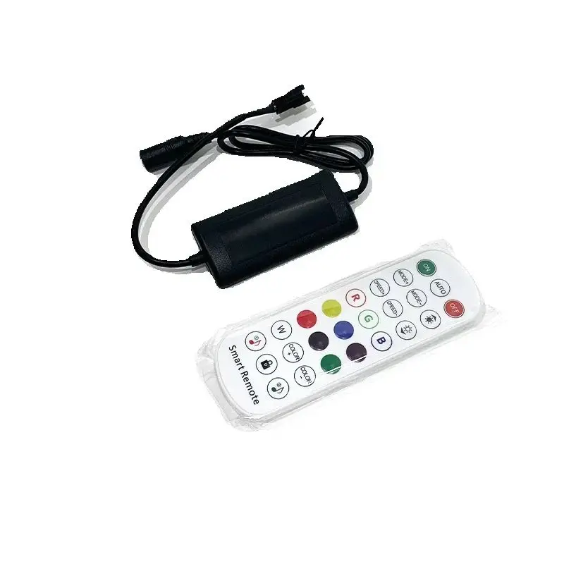 LED Lights Strip Controller Smart DC12-24V Strip light RF Touch Remote Controller For RGB Tape Light Adjust Brightness