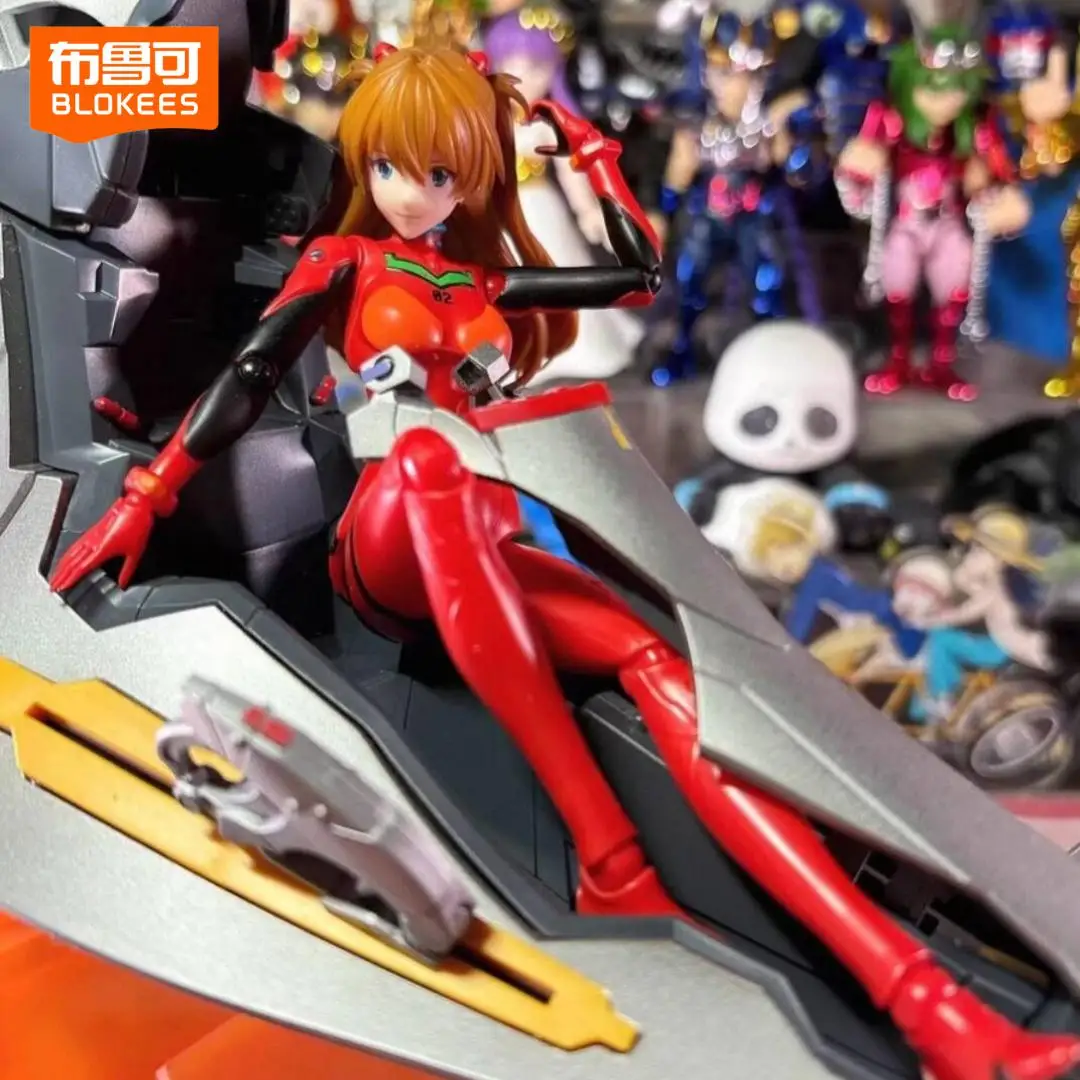 

Фигурка Blokees Neon Genesis Evangelion: Асука Лангли Сориу в боевом костюме, сборная коллекционная модель, подарок для фанатов аниме