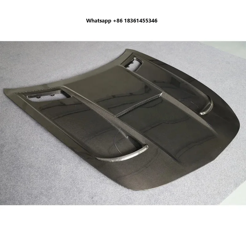 

For GT GTS High Quality Dry Full Carbon Fiber Bonnet Hood