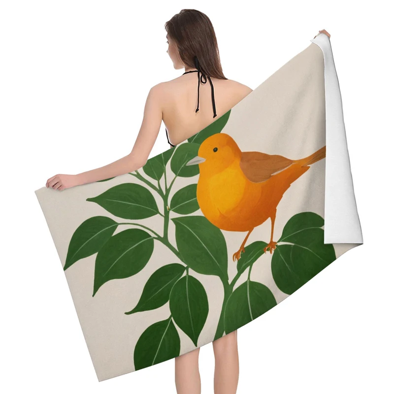 Home bath towels for the body towels bathroom quick drying microfiber beach man large sports towel Fruit plant boho simple ins