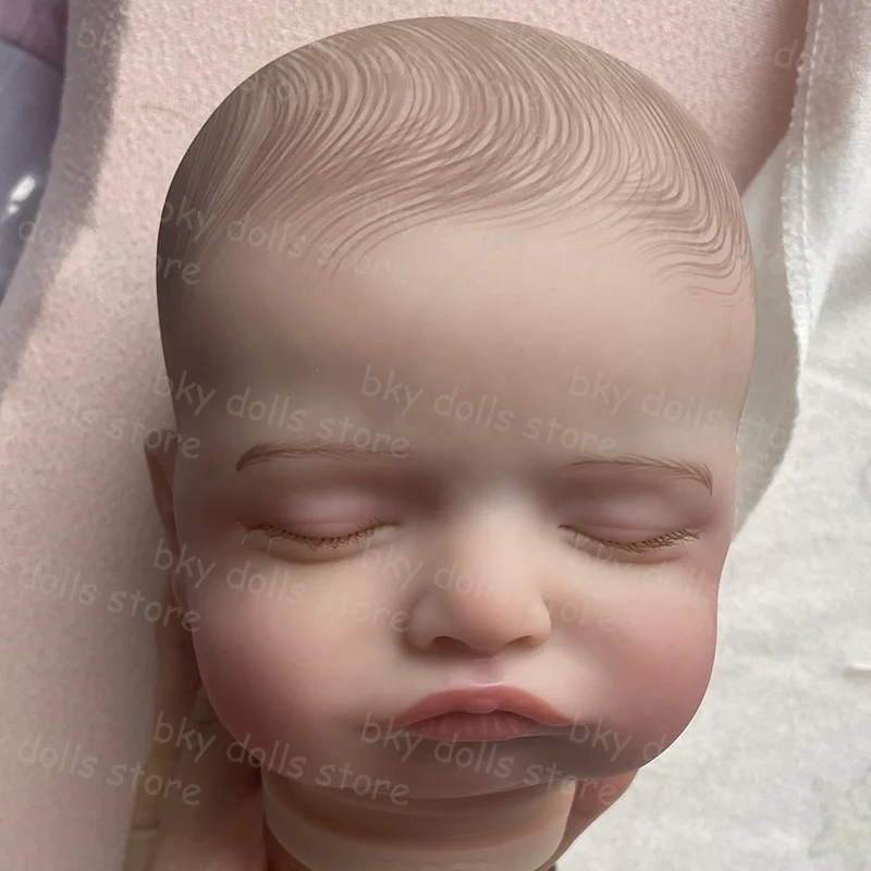 20inch Already Painted Kit Rosalie Kit Molde Bebê Reborn Real Picture Llifellike 3D Skin Venis Rooted Eyelashes with Cloth Body