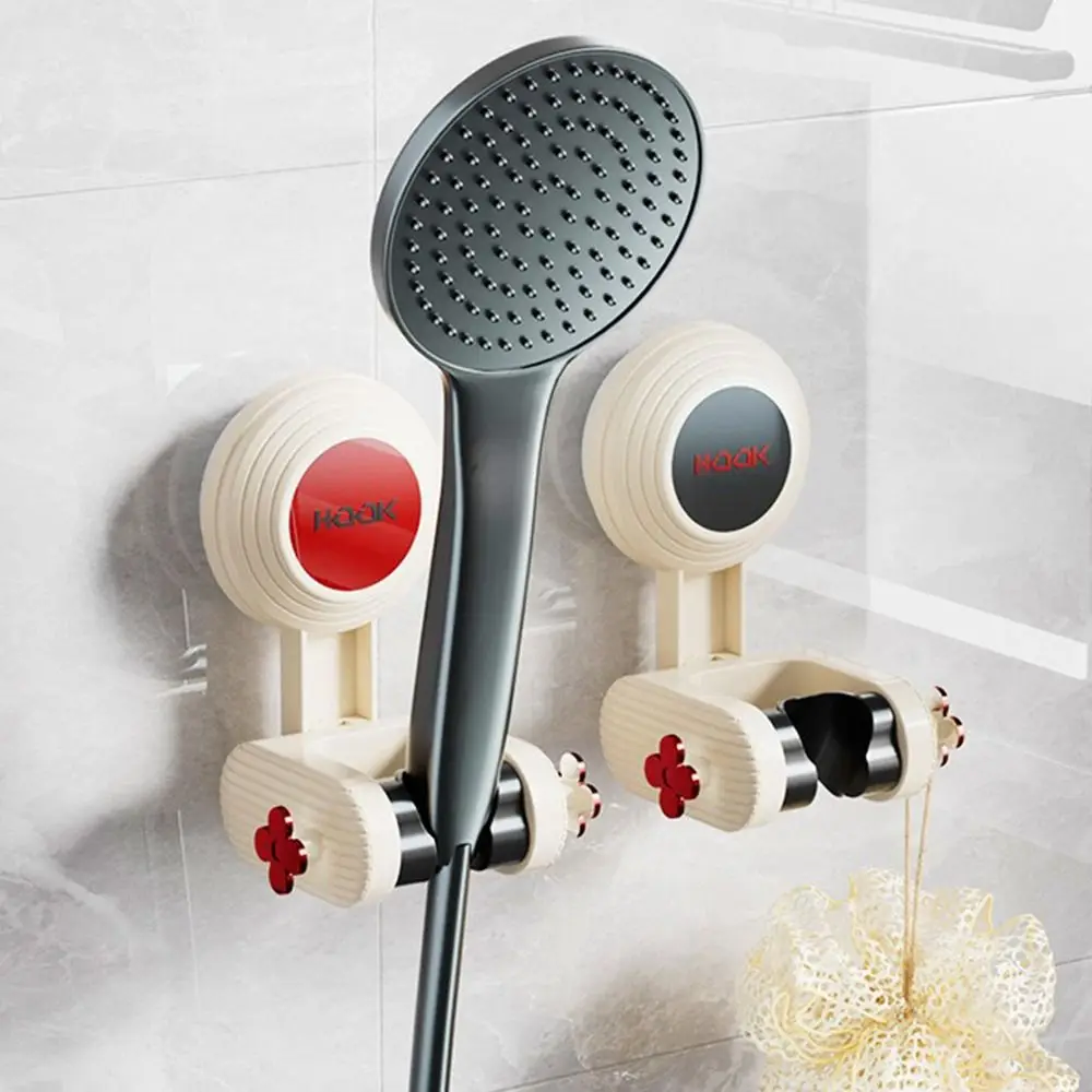 Suction Cup Shower Head Holder Adjustable Removable Handheld Sprayer Support Wall Mounted Sprayer Fixed Base