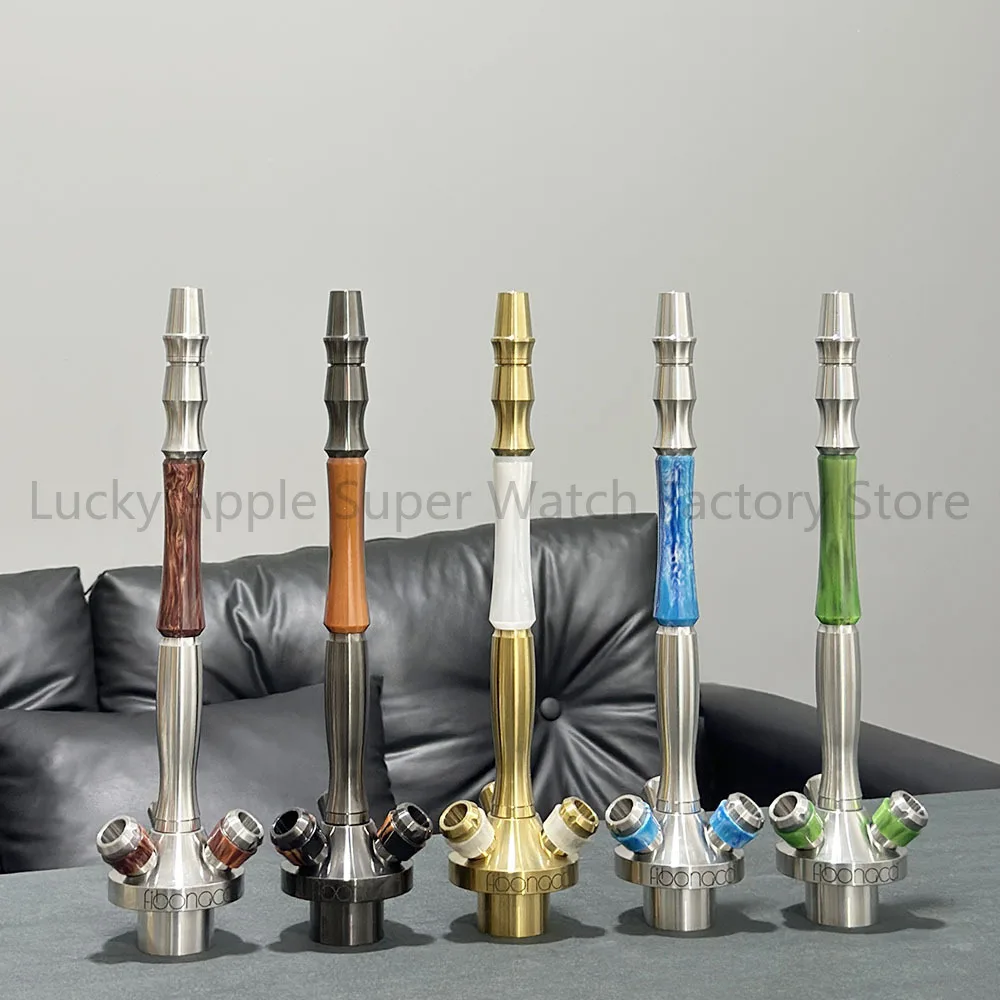 Multi Color Gift Box 52CM Union Fibonacci Hookah Shisha Smoking Set Without Bottle