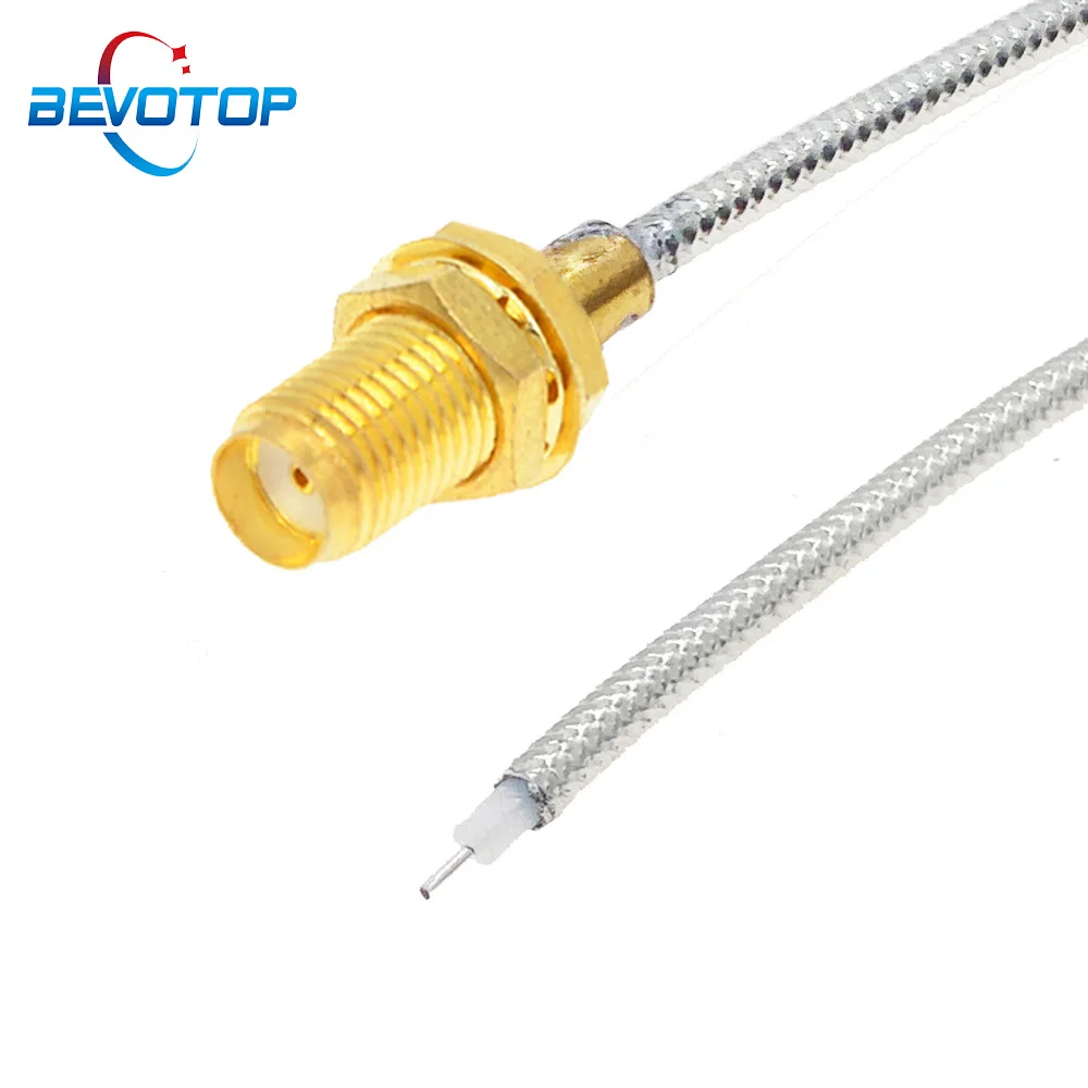 SMA Female Jack Solder to open For Semi-Rigid RG405 SMA Pigtail Cable RF Coaxial Connector Plug 086 50ohm