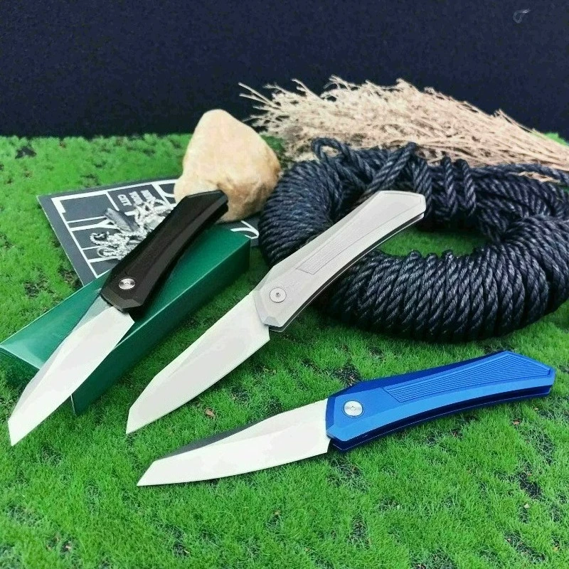 DS101 Pro D2 Blade Aluminum Handle Camping Survival Hunting Self-defense Tactical EDC Multitools Hand Knives EDC
