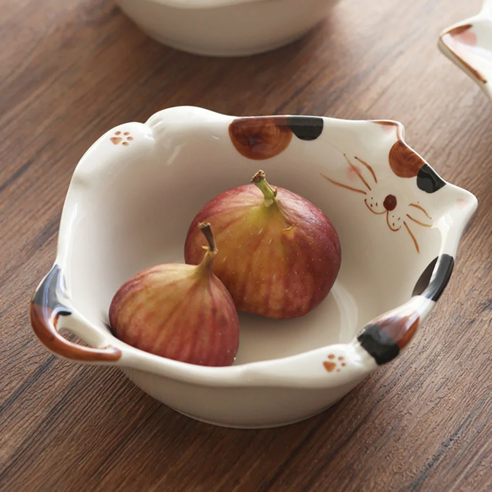 

Керамическая миска для детей в японском стиле, блюдо для супа с рисовой лапшой для завтрака, термостойкая миска для сервировки еды для домашнего использования в ресторане