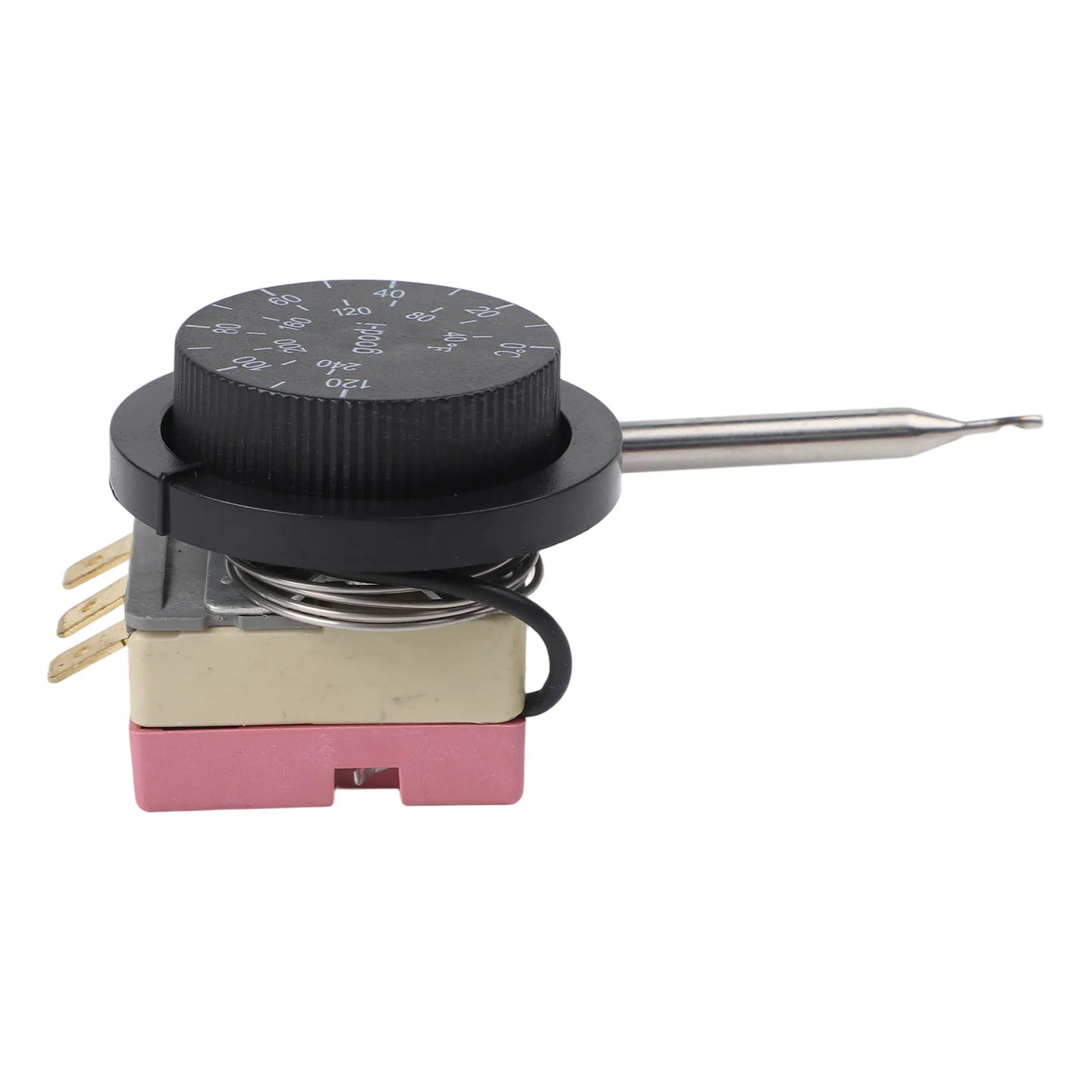 Temperature Sensitive Knob with 75mm Rod and 1m Wire for Accurate Readings in Air Conditioning and Ventilation Equipment