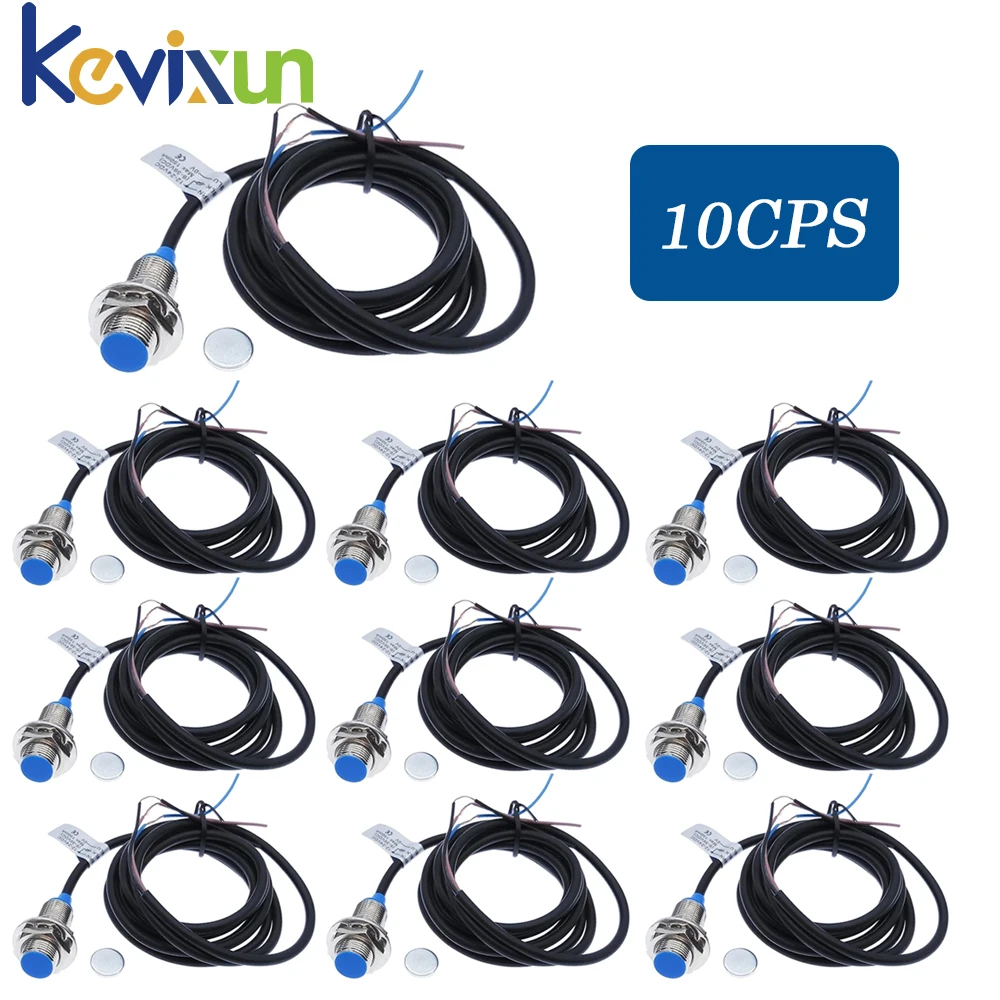 1-10pcs NJK-5002C Hall Effect Sensor Proximity Switch NPN 3-Wires Normally Open + Magne