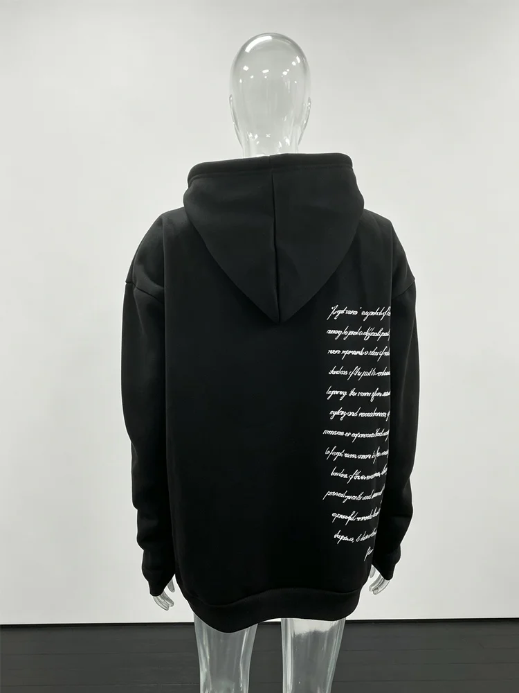 Herbst- und Winter-Punk-Y2K-Streetwear mit Retro-Schriftzug, locker geschnittene langärmelige Pullover-Hoodies für Männer und Frauen – Detail 3