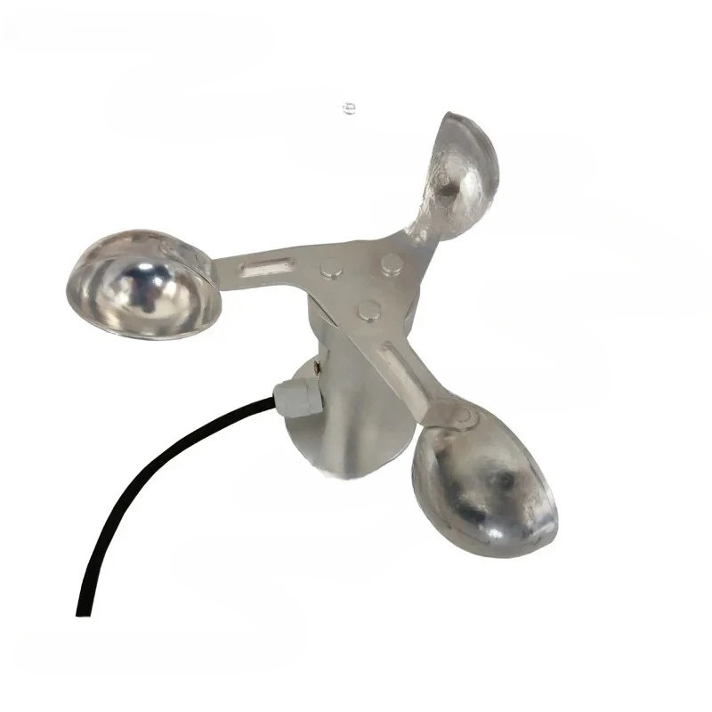 Wind Speed Sensor Wind Force Tester Measurement Three-cup Anemometer Suitable for Microcontrollers