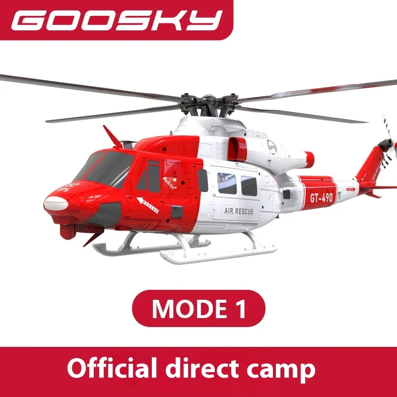 2025 ใหม่ GOOSKY เฮลิคอปเตอร์ควบคุมระยะไกล E2GPS อัจฉริยะ Drone ประกอบจริงเครื่องบิน UH-1Y รุ่น Drone จําลอง Drone
