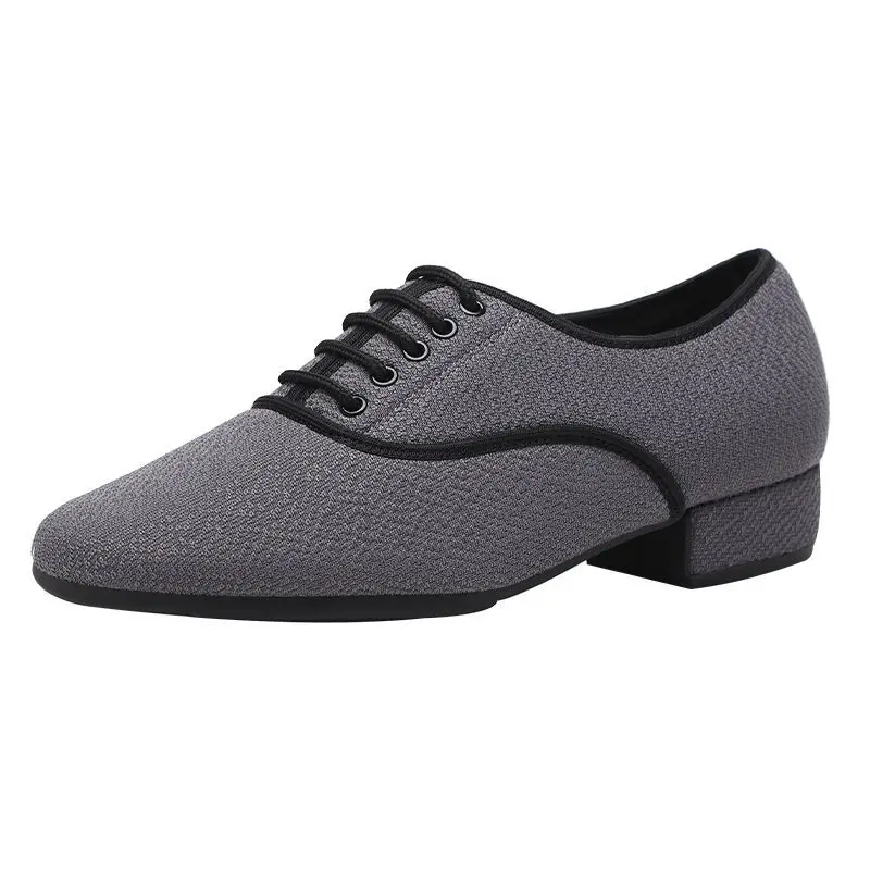 Latin Dansschoenen Zachte Moderne Dansschoenen Voor Mannen Stijldansen Sociale Dansschoenen Sneakers Vierkante Canvas Schoenen