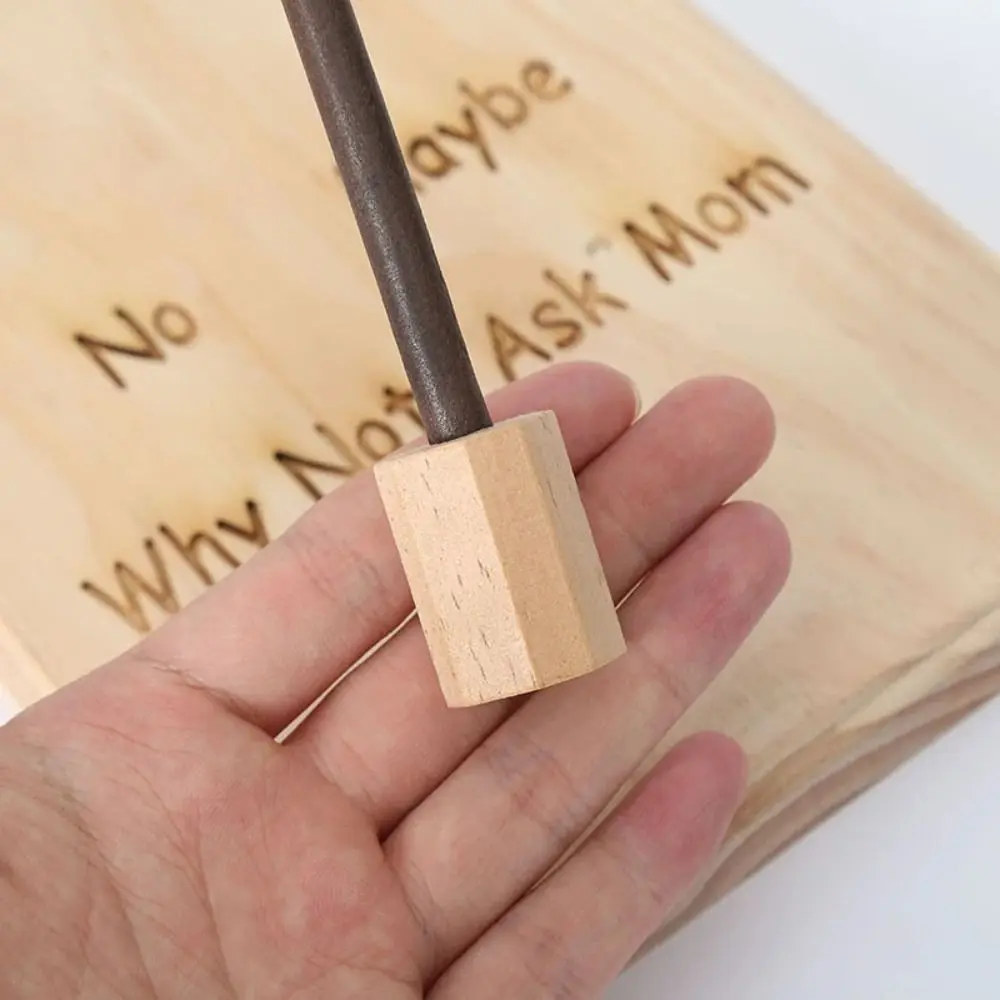 Wooden Decision Maker Pendulum Handmade Creative Swing Pendulum Ornament Novelty Cute Tabletop Game Fortune Tellers on Live