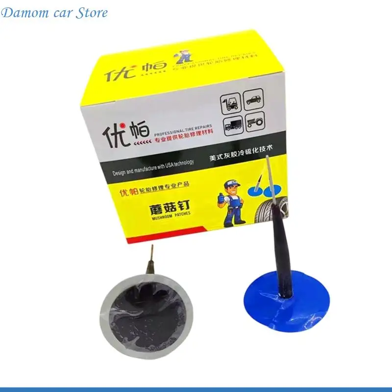 A2UC Auto Tire Repair Set Puncture Repair Tool Tubeless Tire Repair for Motorcycle