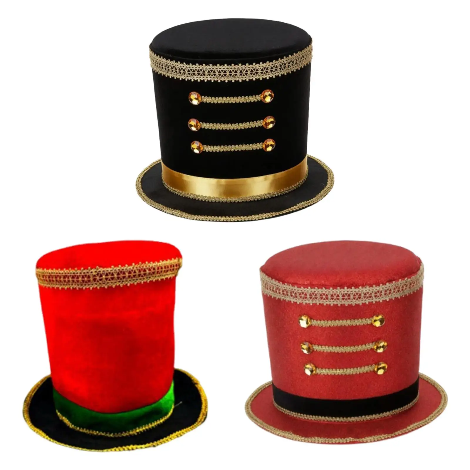 Impreza w stylu Dziadka do Orzechów, Kapelusz, Perkusista, Mardi Gras, Majoretka, Dyrektor Zabaw, Mały cylinderek