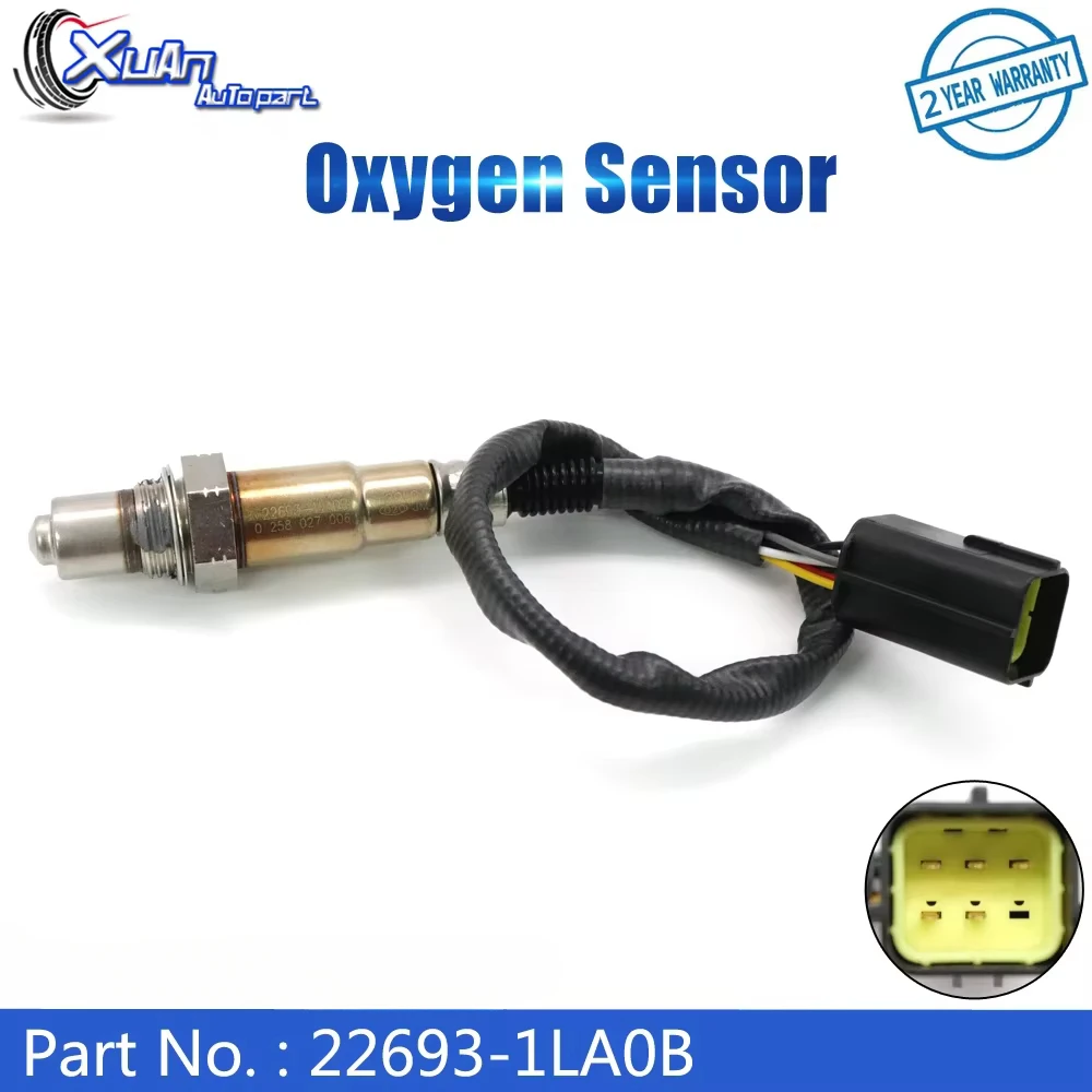 

Lambda O2 Oxygen Sensor Air Fuel Ratio Sensor 22693-1LA0B For Infiniti QX56 QX80 Nissan Patrol III VI 2010 0258027006