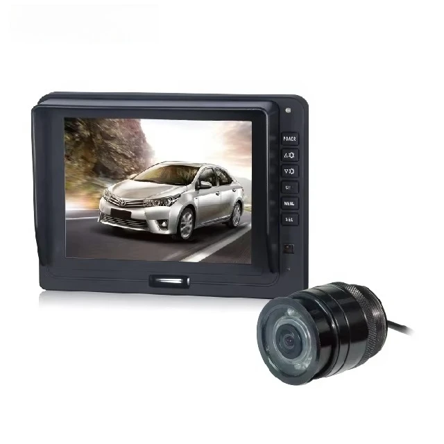 HD 5 Inch TFT LCD Car  Backup With Multiple Languages