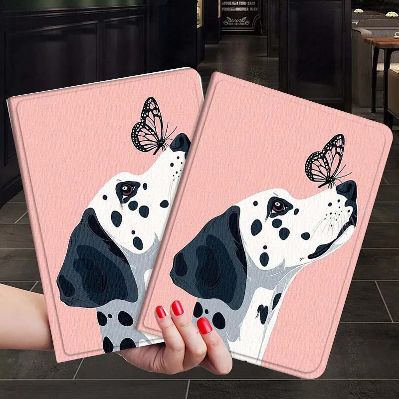 

Spotted Dog Cartoon Pattern Case For iPad Air Mini 9.7 2 4 5 11 6th 7th gen 13 3 1 2 4 5 6 7 7.9 10.9 10.5 Inch Tablet