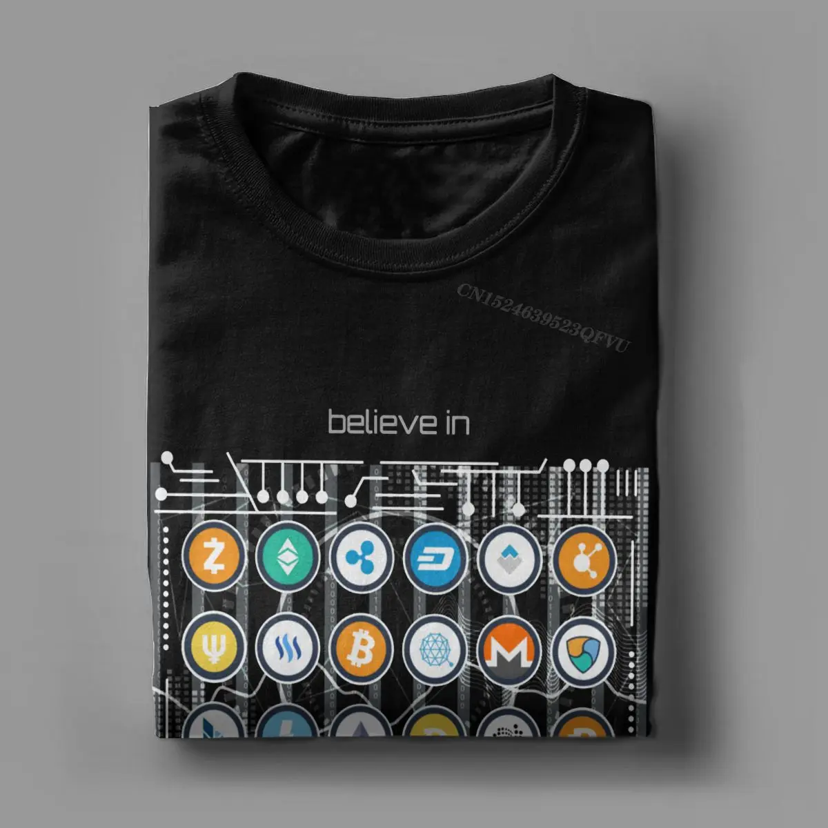 Casual Blockchain Cryptocurrency BitCoin Crypto BTC Tee Shirt Men Women Tshirt Hodl Cardano ADA Ethereum SHIB DOGE Tees Adult