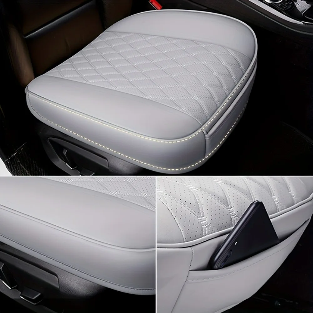 Soft Faux Leather Car Seat Cover Removable Universal Fit for Suv/Truck Easy Clean Maintain
