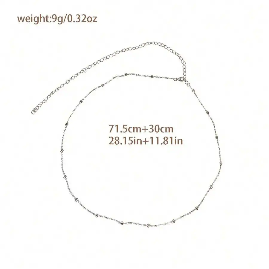 

Simple Fashion Beaded Waist Chain For Women