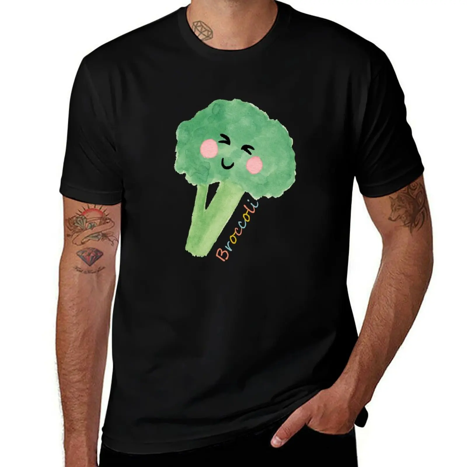 

The Cheeky Broccoli T-Shirt Louboutins Man t-shirt luxury t-shirt anime shirt mens designer clothes