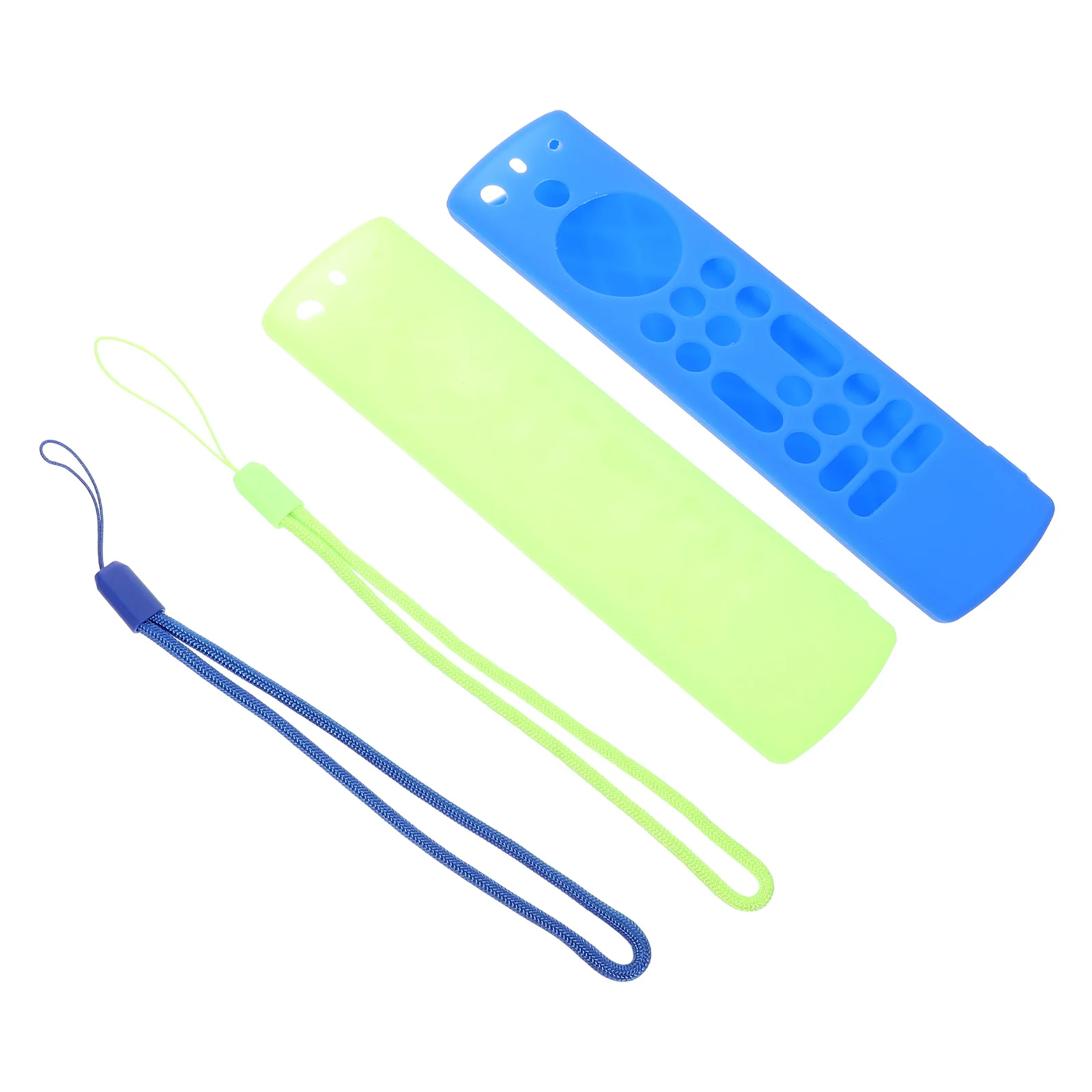 

2Pcs Remote Control Silicone Comfortable Anti Lost Dust Proof Bright Colors Fits Remote Protector Controller Case