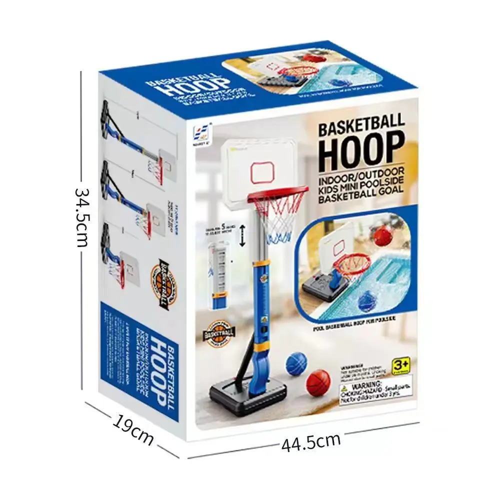 2025 2024 조절 가능한 농구대 새로운 어린이 야외 게임 장난감 플라스틱 수영장 옆 농구 보드