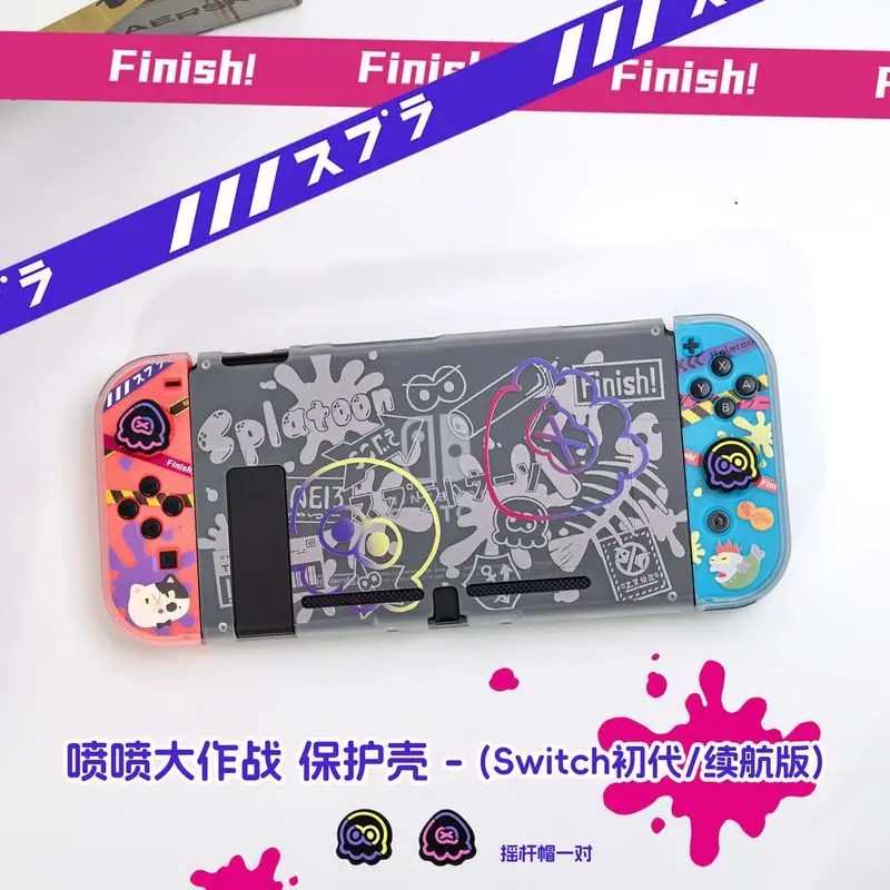 Anime Switch Protective Case For Nintendo Switch 2/Oled Split Controller Hard Case Joy-Con Dock Cover Gaming Console Accessories view 4