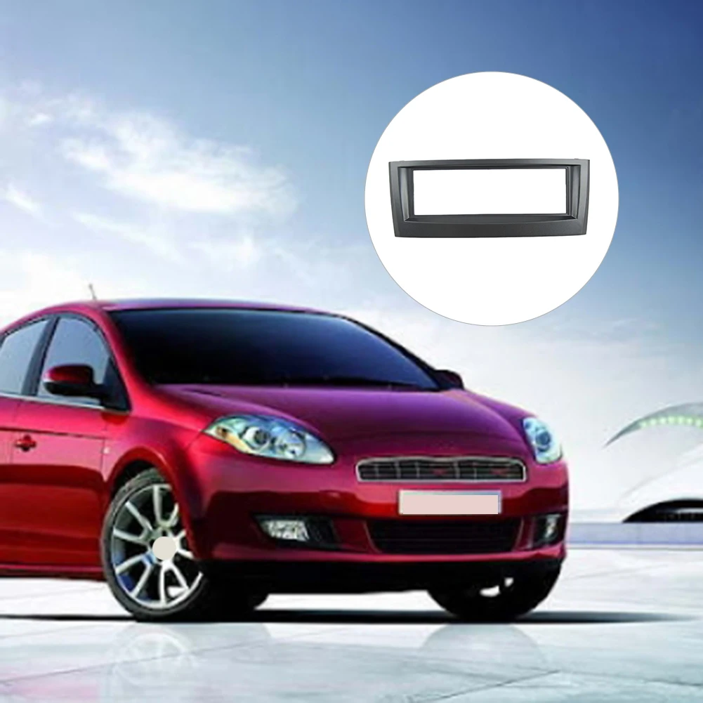 For FIAT Punto 2005-2014 For Linea 2007-2011 1DIN Stereo Fascia Frame ABS Material Seamless Dashboard Integration