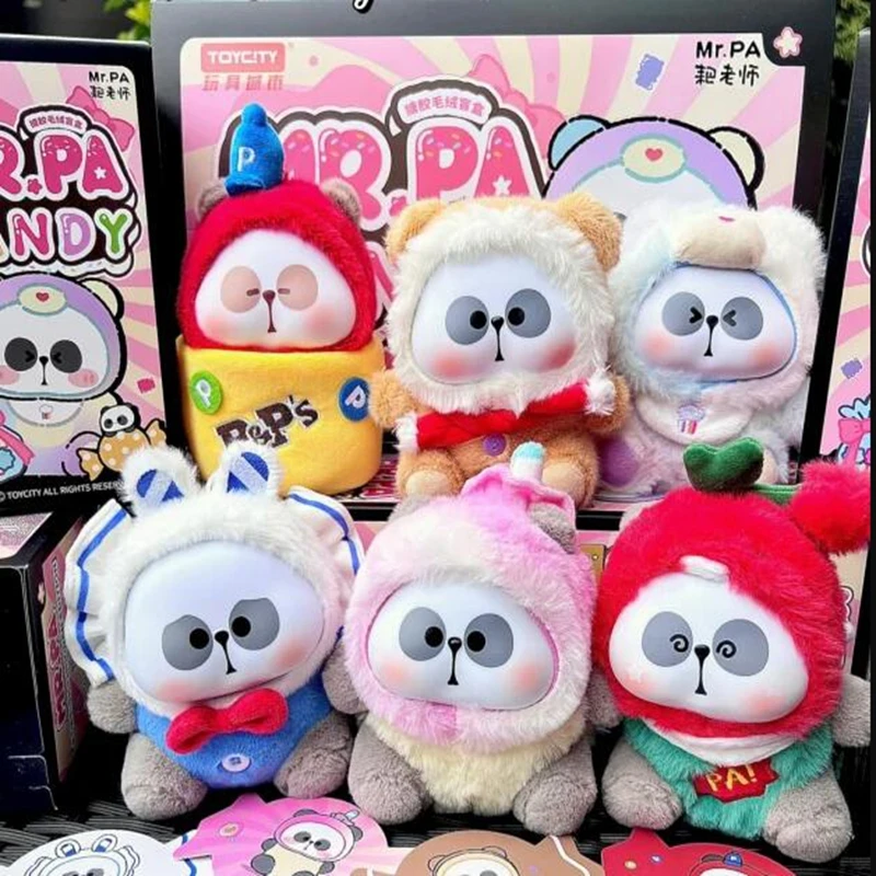 

Mr.Pa Rake Teacher Mystery Box Little Rake Candy Series Blind Box Trendy Play Surround Cute Cartoon Doll Pendant Friends Gift