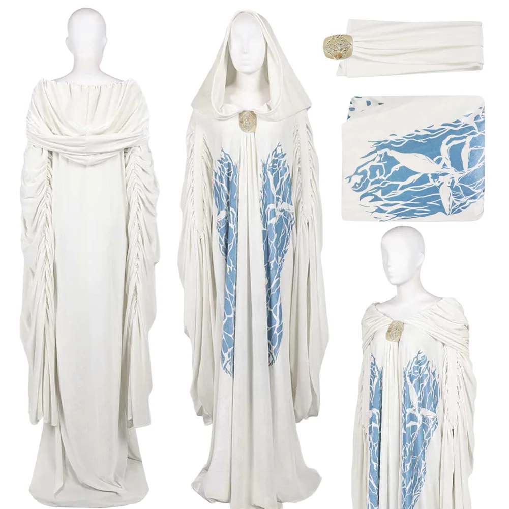 

Нарядное платье Падме, косплей, Амидала для женщин, халат с капюшоном, платье 2002, космическая битва из фильма, костюм Эпизод II, женские праздничные наряды