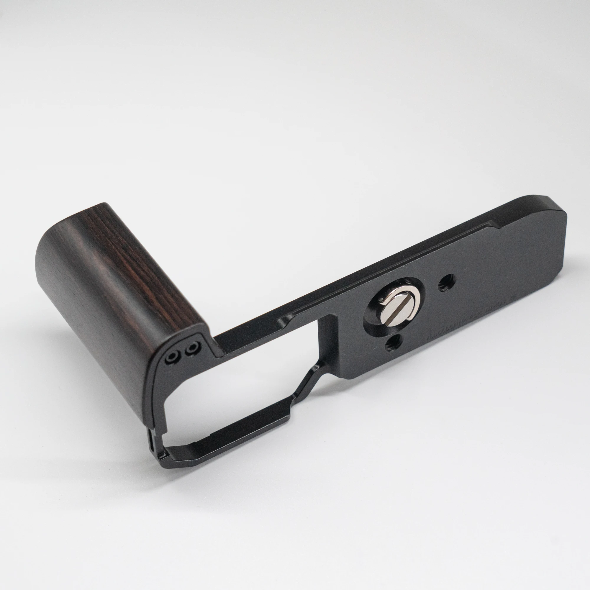 YUWOOD الخشب الصلب L قبضة الجوز خشب الصندل مقبض الكاميرا لكاميرات نيكون ZF الرقمية