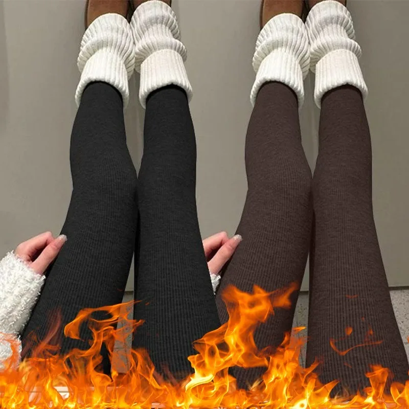 

Сексуальные колготки для женщин и девочек, повседневные термотеплые леггинсы для похудения, осенне-зимние колготки, винтажные толстые вязаные чулки с высокой талией