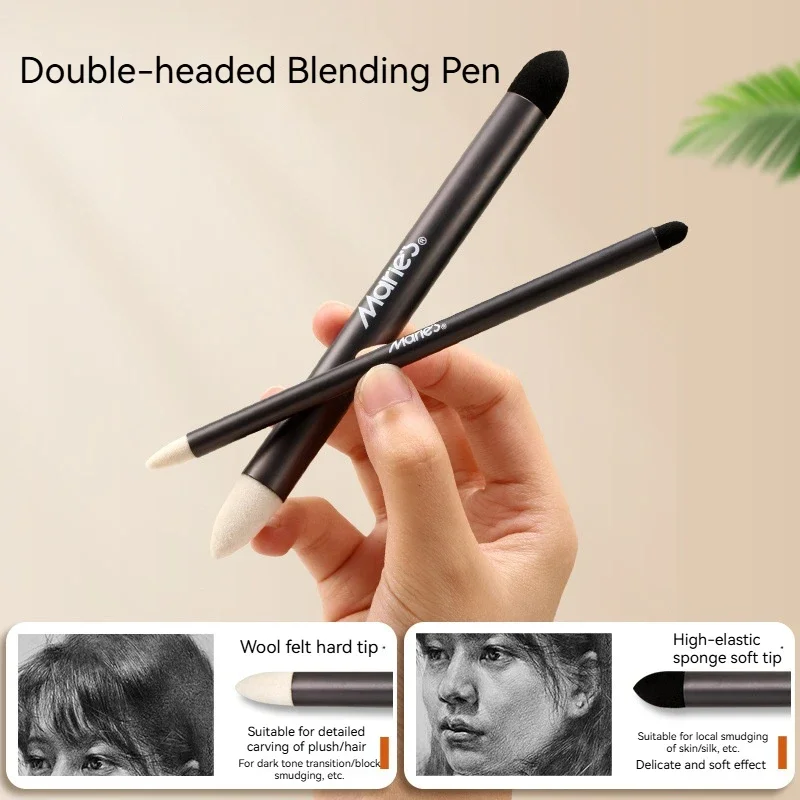 

Dual-Headed Sketch Wiping Knife Soft Wipe Pen Student Painting Paper Wiping Pen Art School Supplies Soft Pastel Blending Tools